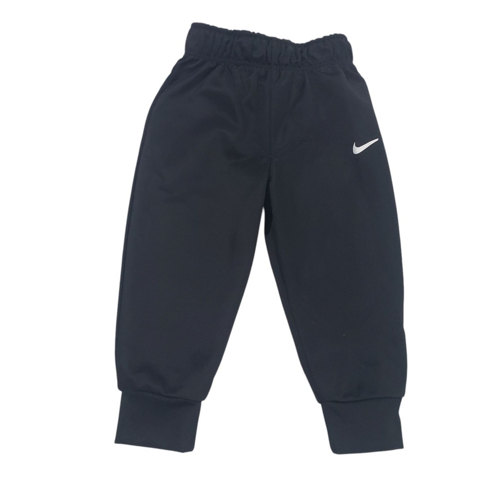 Nike Fleece Jogger Unisex Toddler Black 12M‎ Elastic Waist Tapered Leg Pull On